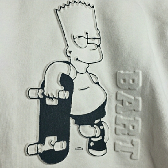 ZARA | The‎ Simpsons Bart Hoodie | Kids Sz. 10 - Picture 1 of 13